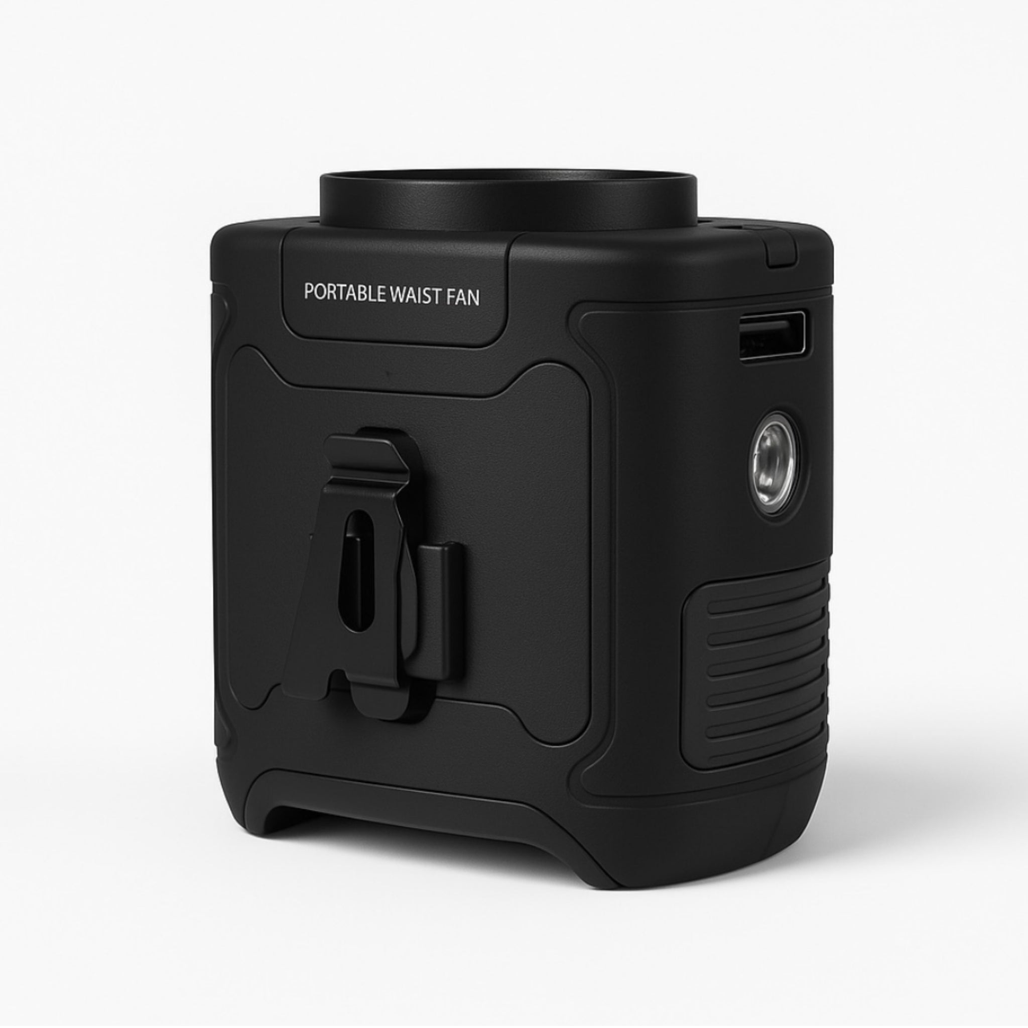 Black portable waist fan from Tradecool